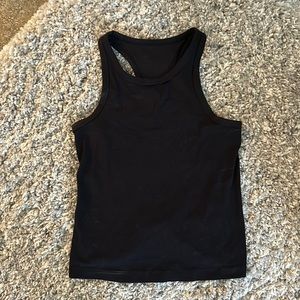 Lululemon tank top, racer back size 6 black